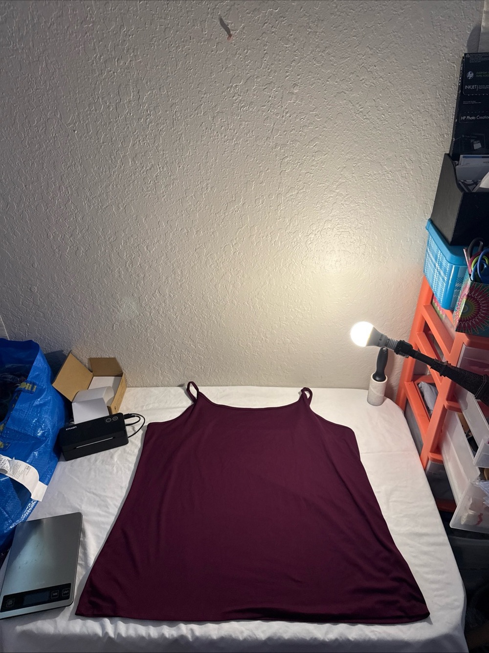 Terra & Sky Burgundy Spaghetti-Strap Cami